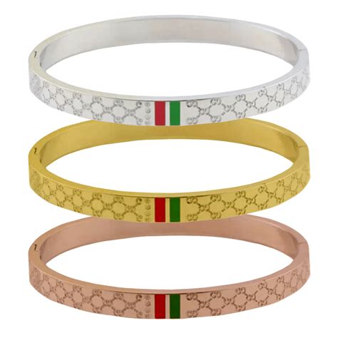 bracelet gucci or femme|gucci trademark bracelet.